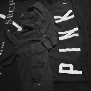 VS PINK logo crop top size small